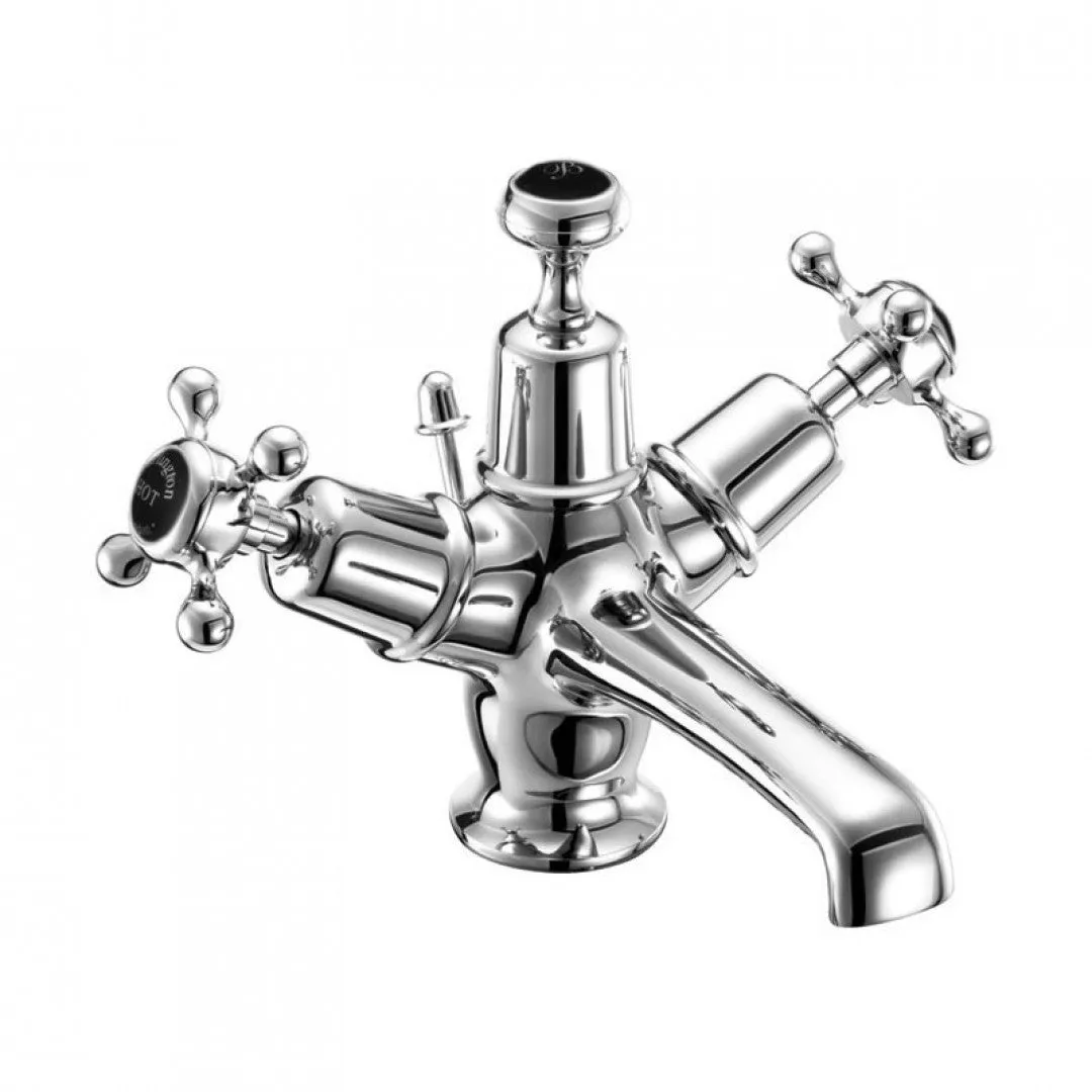 Burlington Claremont Basin Mixer With Pull Rod Lever Waste