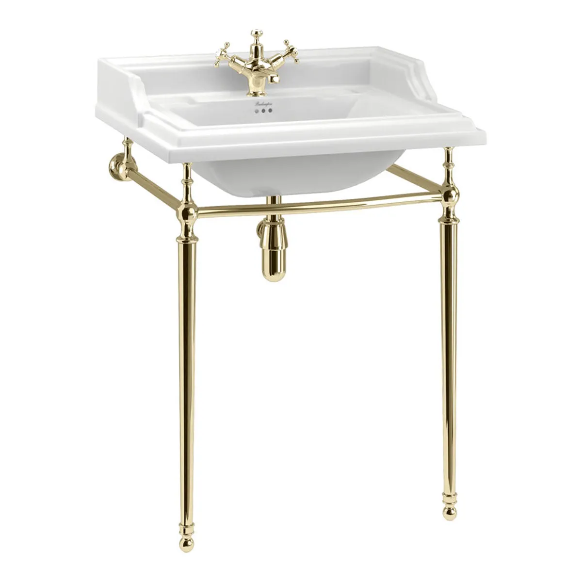 Burlington Classic 650 Rectangular Basin With Washstand