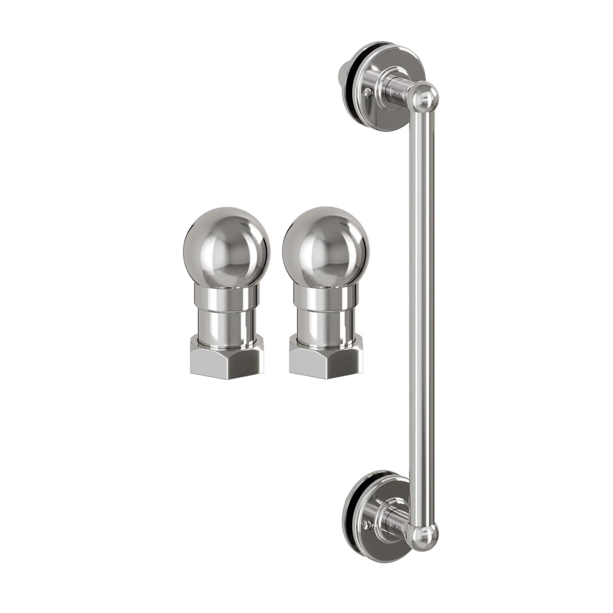 Burlington Classique Quadrant Sliding Shower Door - Chrome