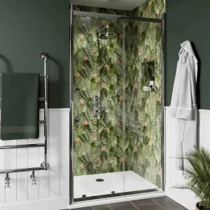 Burlington Classique Sliding Shower Door - Chrome
