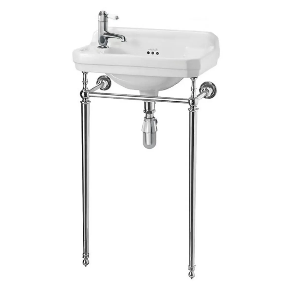 Burlington Edwardian 510 Rectangular Basin With Washstand