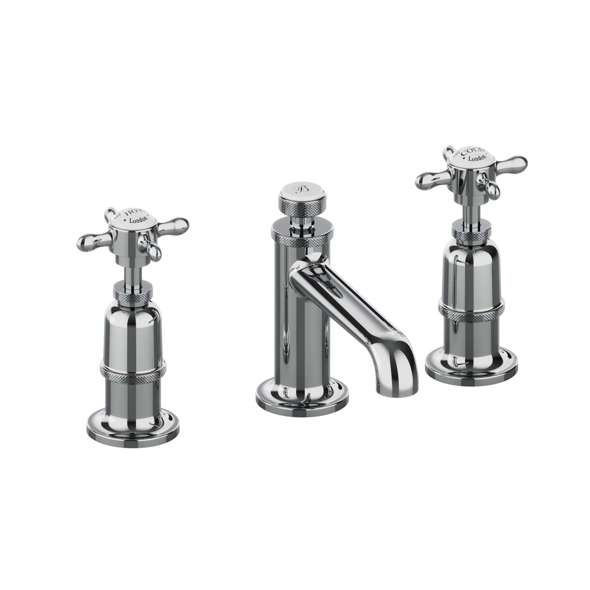 Burlington Guild 3 Hole Deck Mounted Basin Mixer Tap