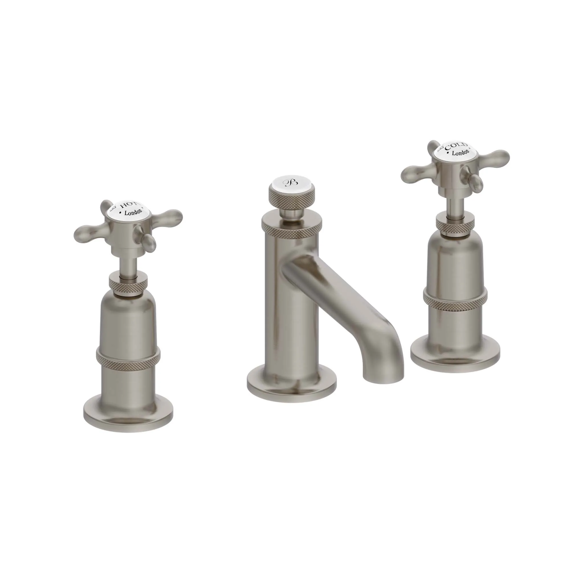 Burlington Guild 3 Hole Deck Mounted Basin Mixer Tap
