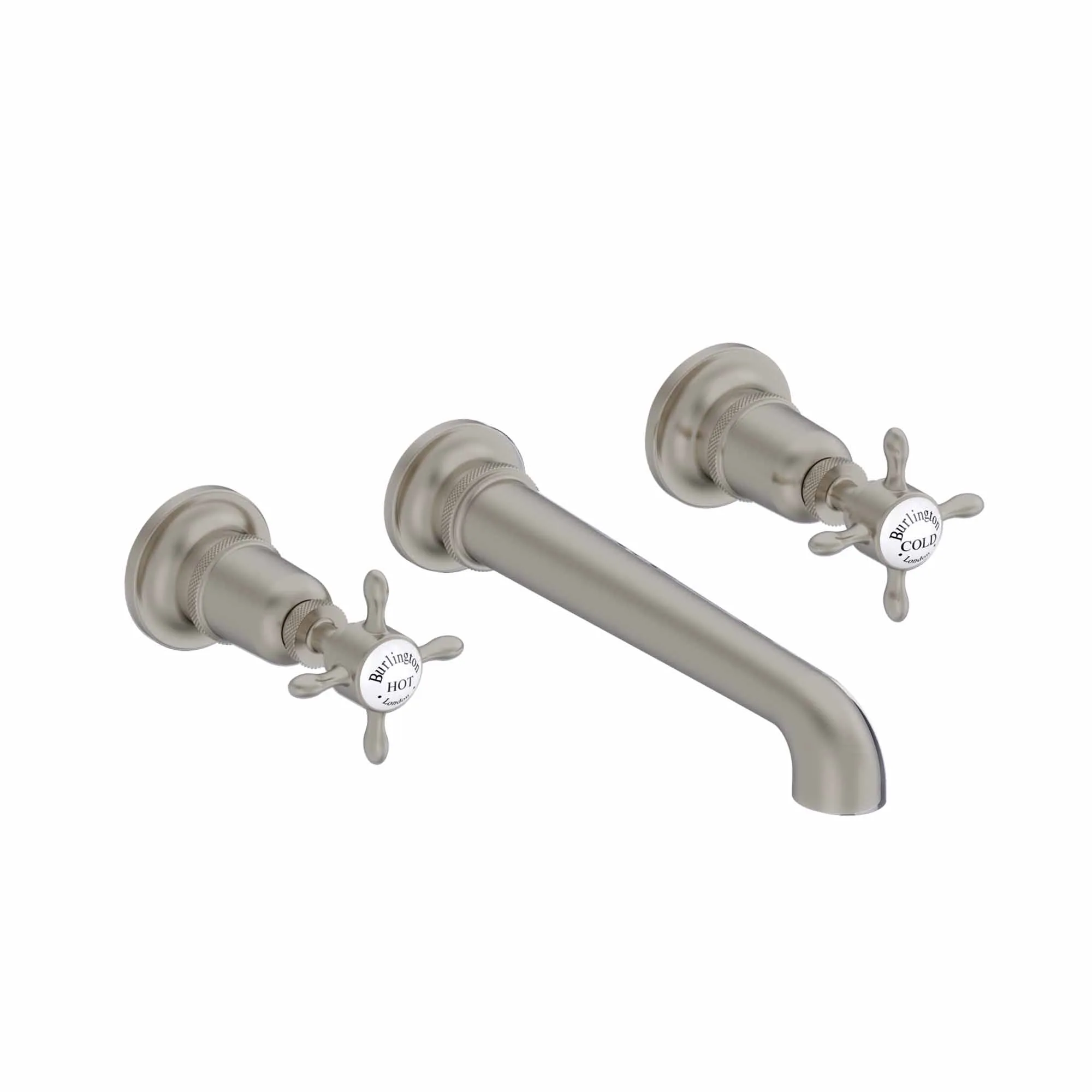 Burlington Guild 3 Hole Wall Mounted Basin Mixer Tap