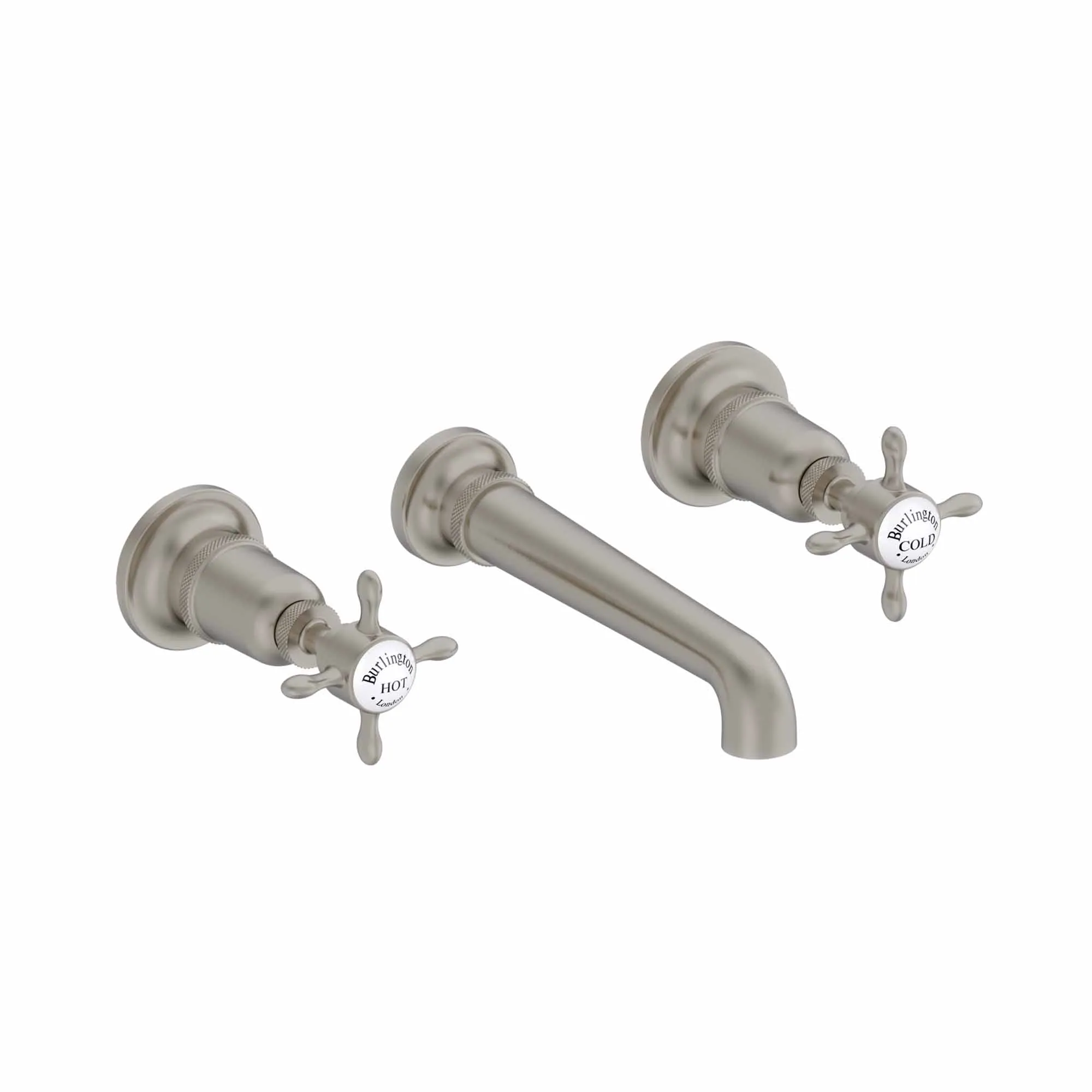 Burlington Guild 3 Hole Wall Mounted Bath Mixer