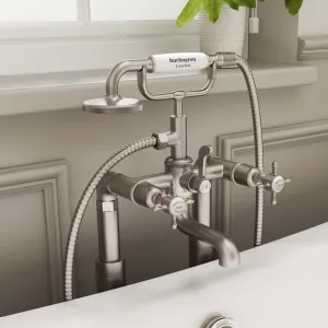Burlington Guild Crosshead Bath Shower Mixer with Handset