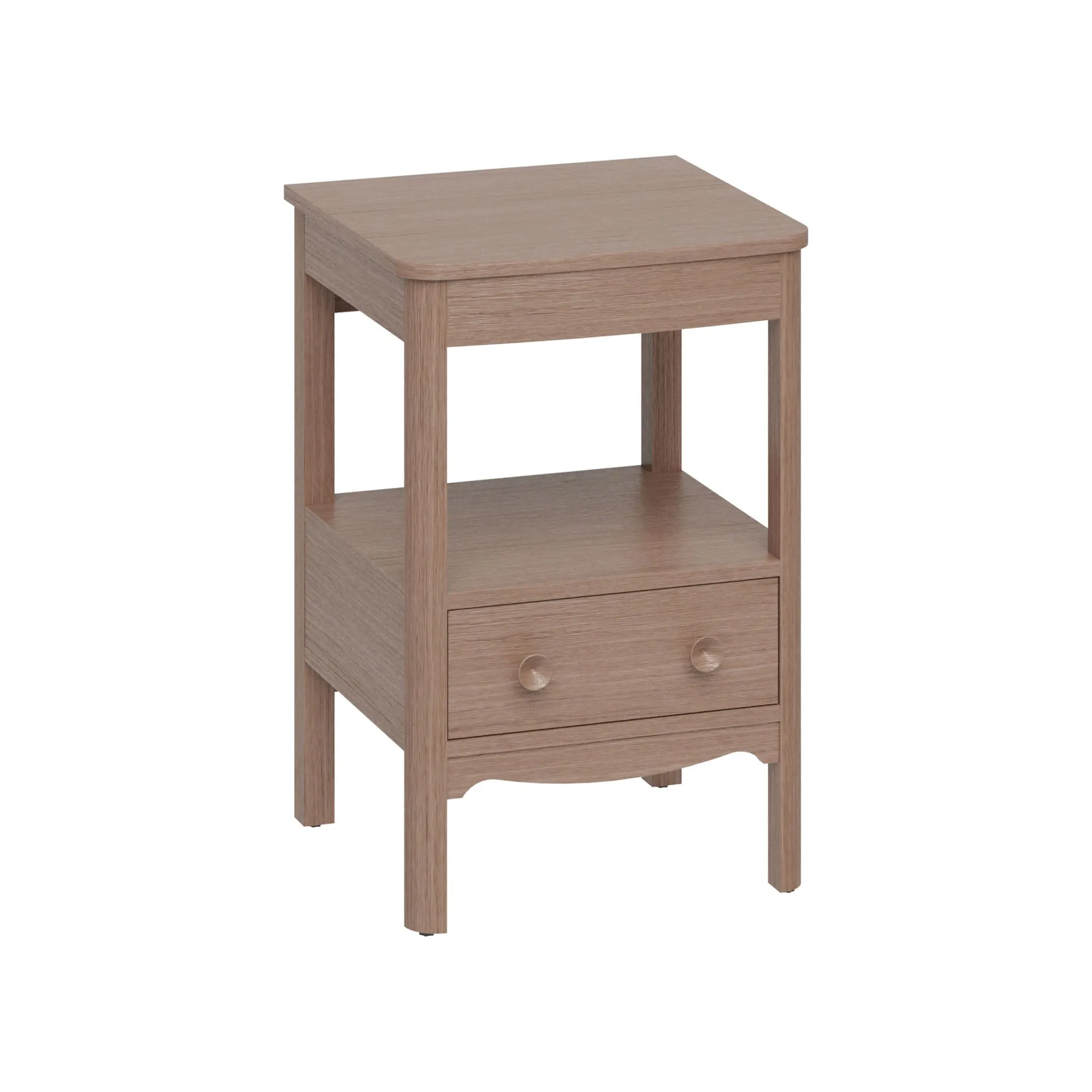 Burlington Guild Floorstanding Vanity Unit With Worktop - Dark Oak