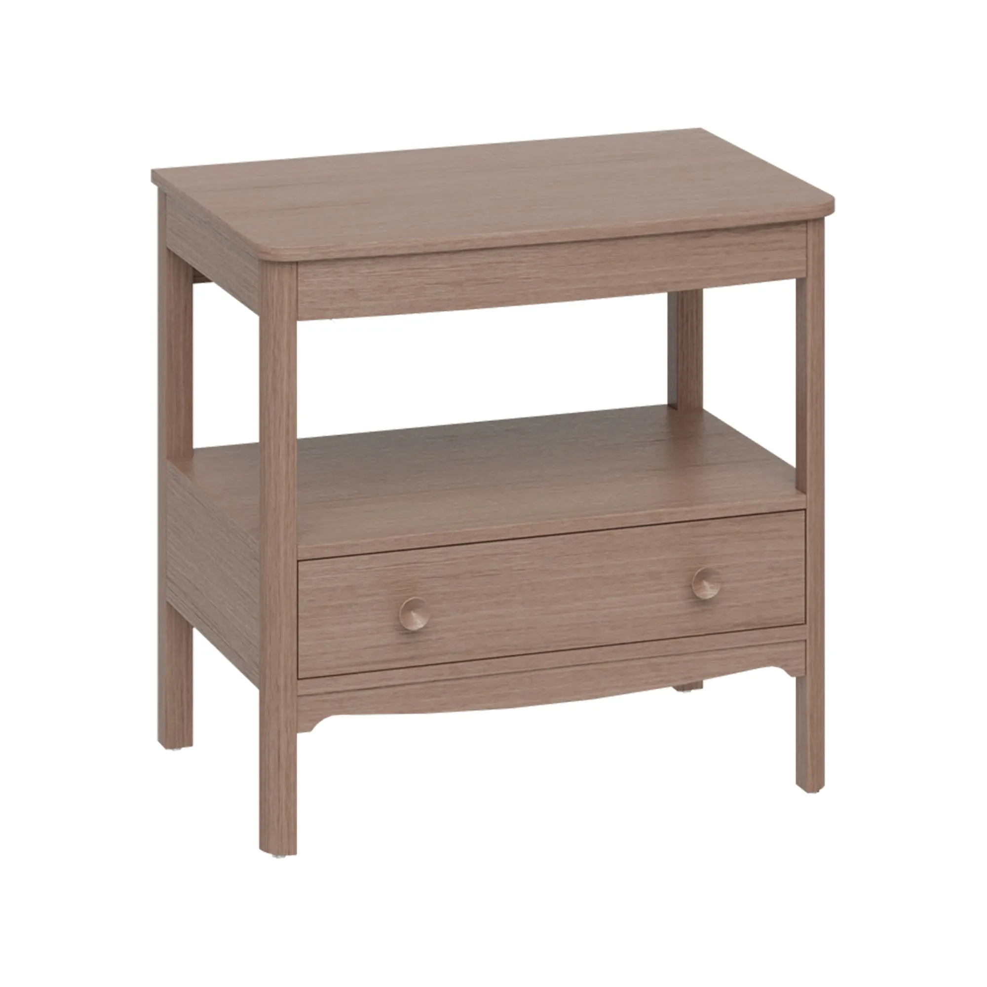 Burlington Guild Floorstanding Vanity Unit With Worktop - Dark Oak