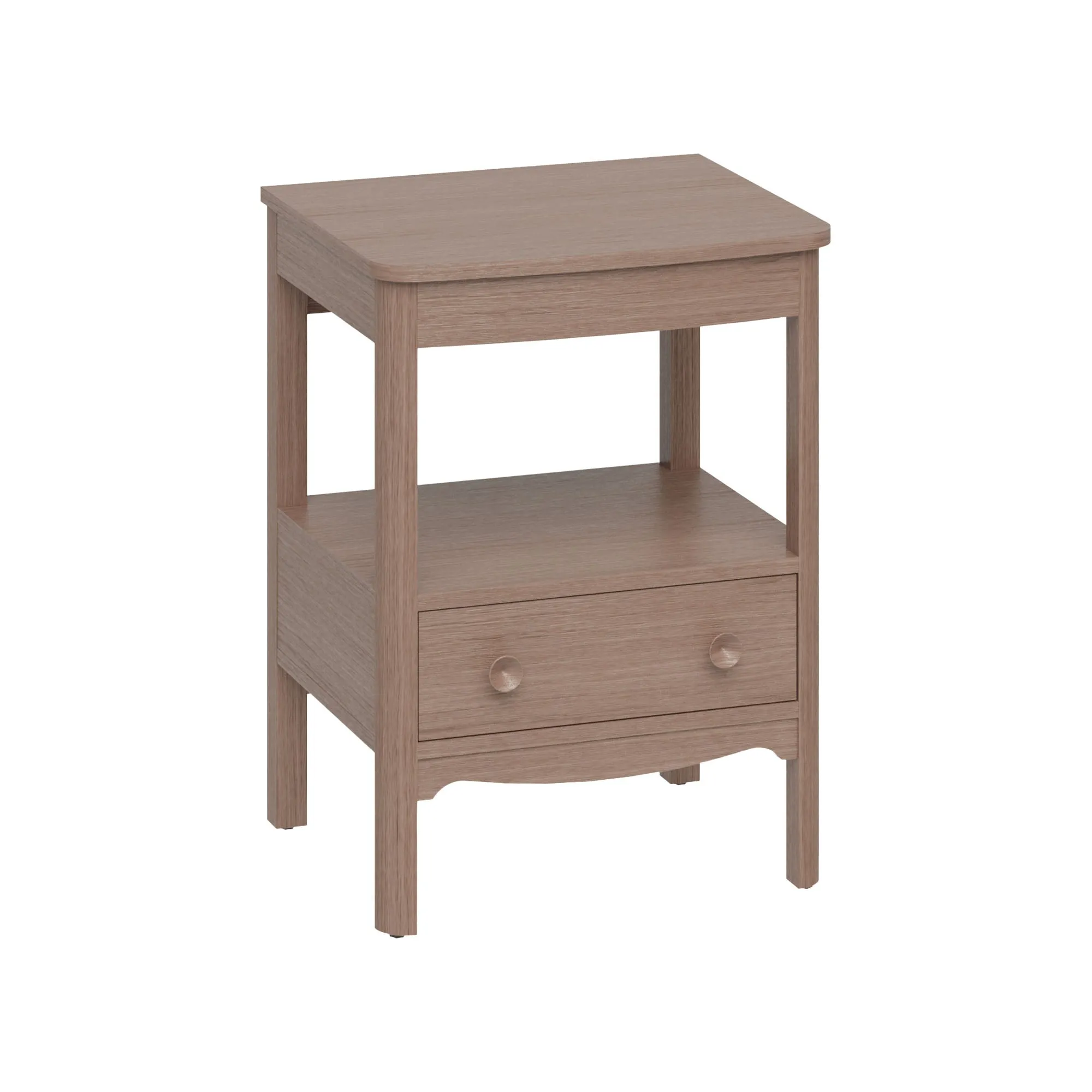 Burlington Guild Floorstanding Vanity Unit With Worktop - Dark Oak