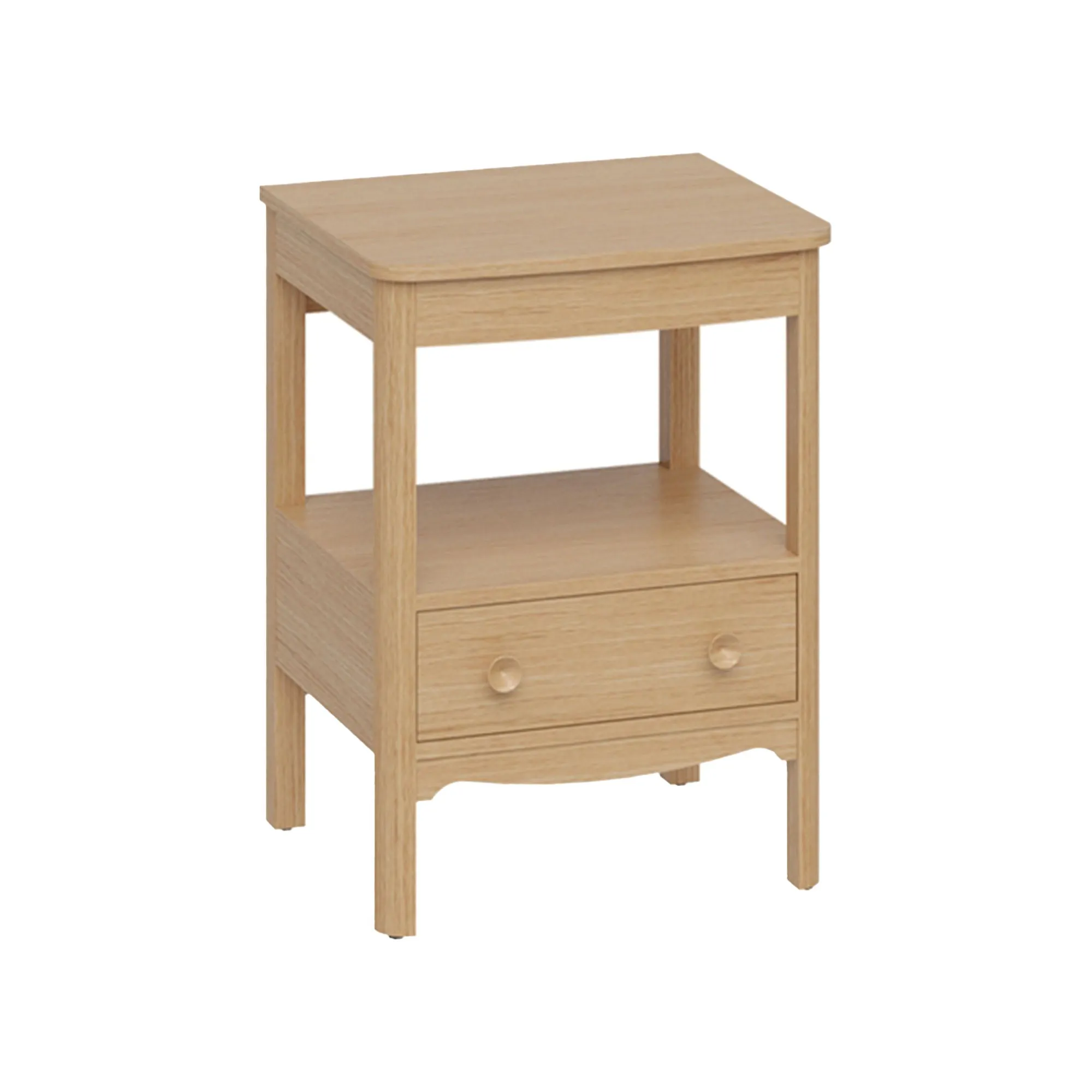 Burlington Guild Floorstanding Vanity Unit With Worktop - Light Oak