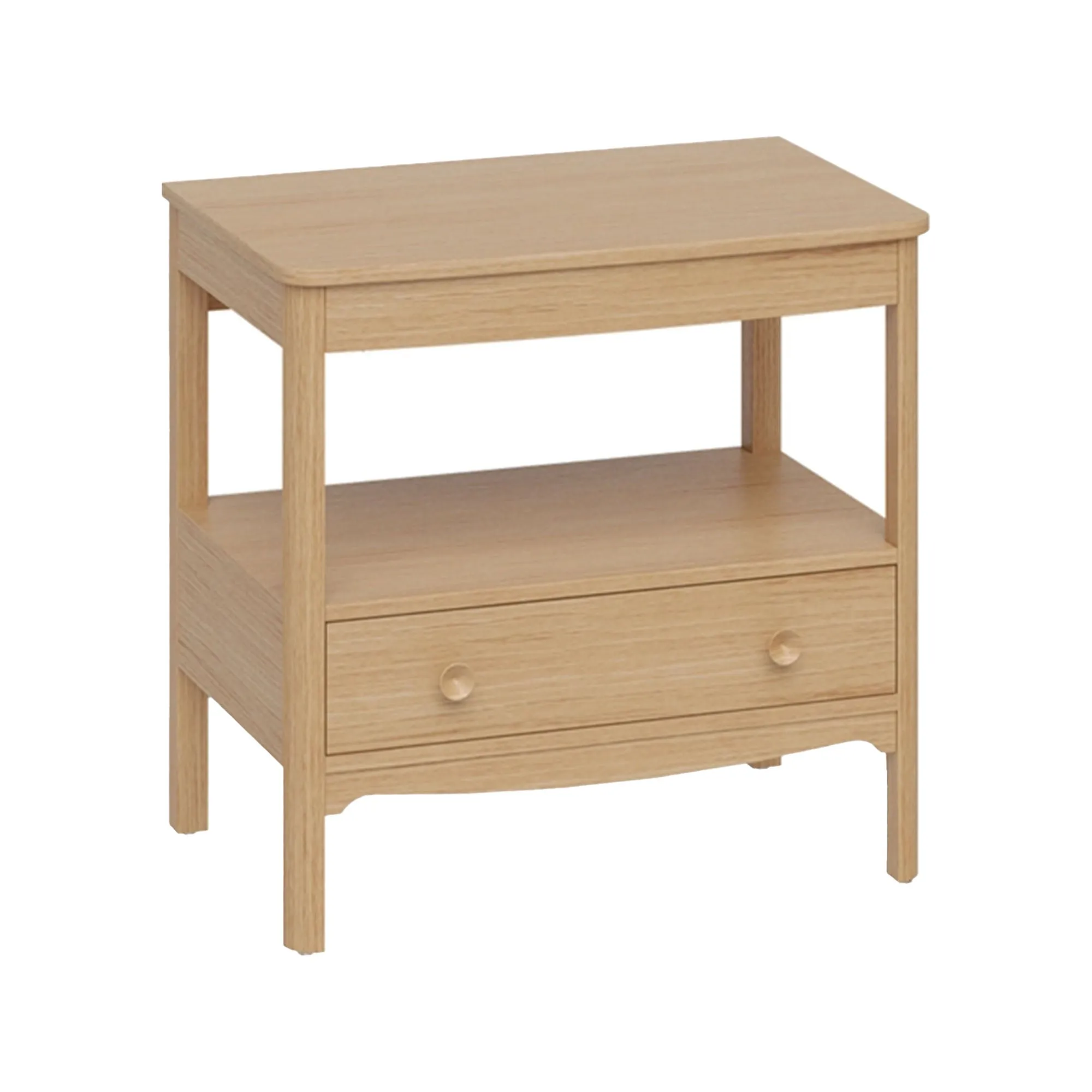 Burlington Guild Floorstanding Vanity Unit With Worktop - Light Oak