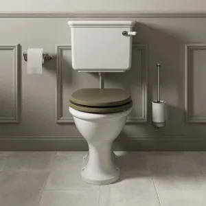 Burlington Guild Rimless Low-Level Toilet With Standard WC Pan Traditional