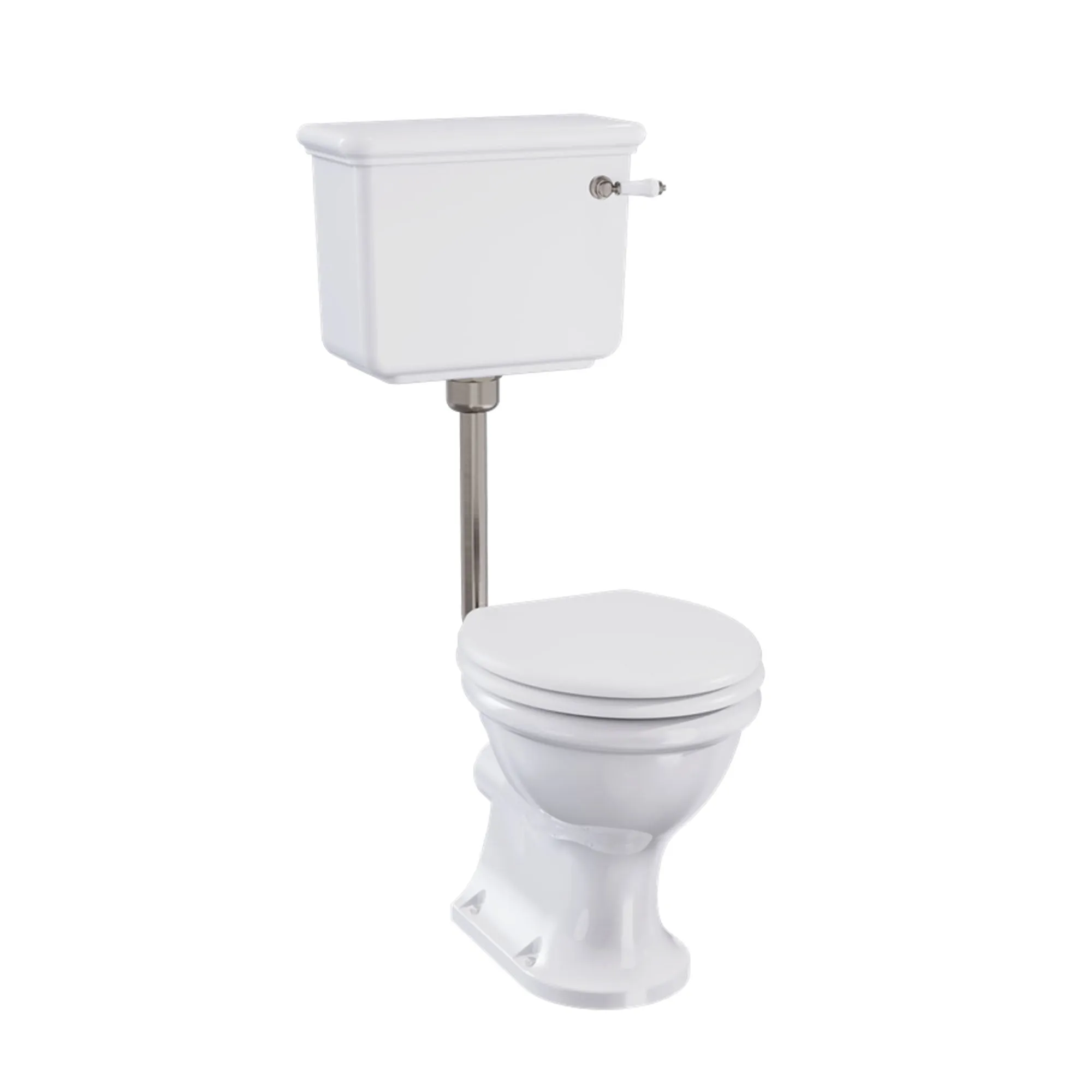 Burlington Guild Rimless Low-Level Toilet With Standard WC Pan Traditional