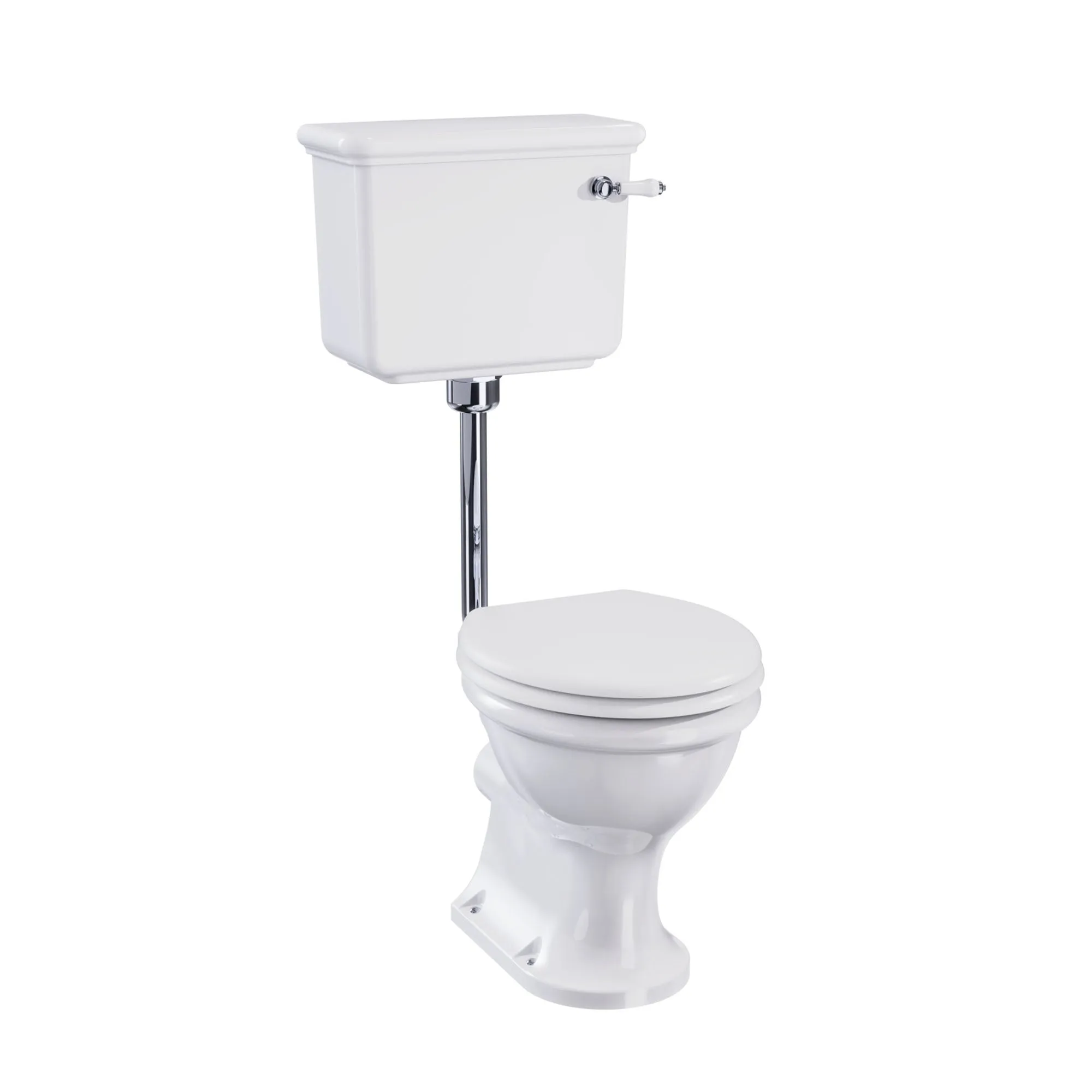Burlington Guild Rimless Low-Level Toilet With Standard WC Pan Traditional