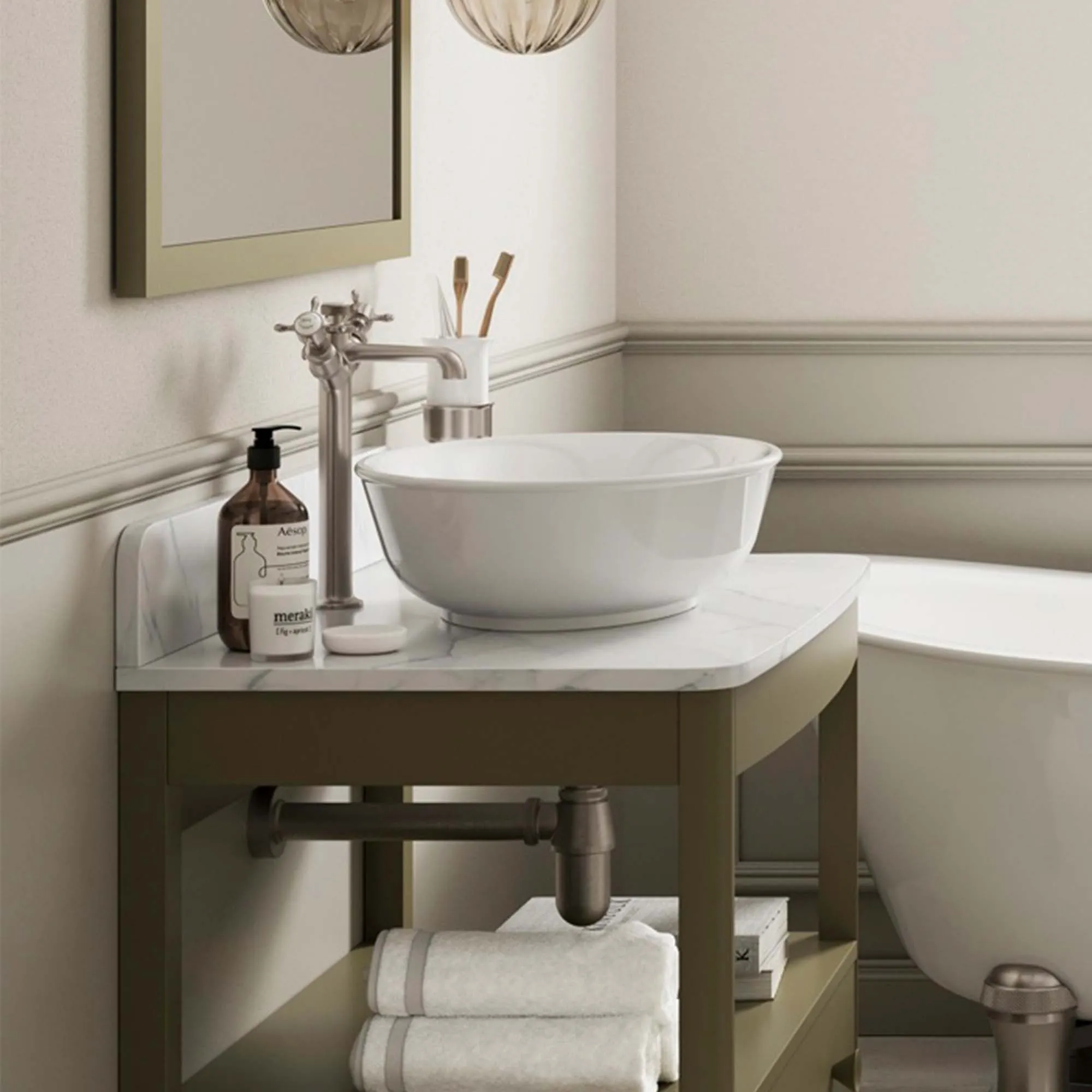 Burlington Guild Tall Mono Basin Mixer Tap