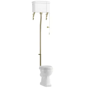 Burlington High-Level Toilet With Standard WC Pan Traditional