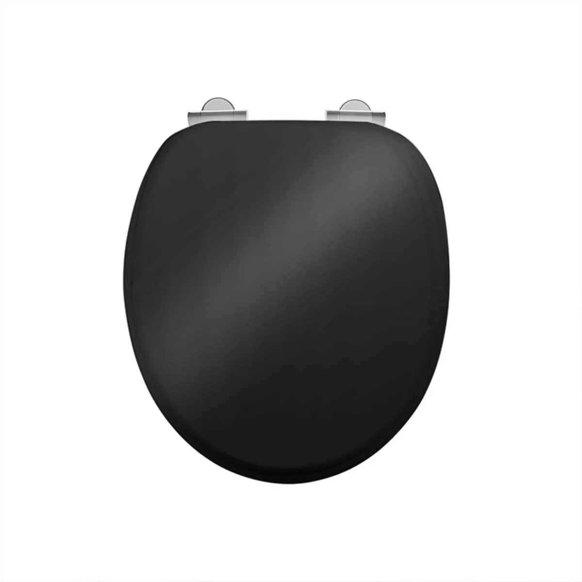 Burlington Jet Black Back To Wall Toilet Pan