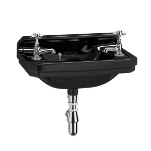 Burlington Jet Edwardian 51cm Cloakroom Washbasin Rectangular
