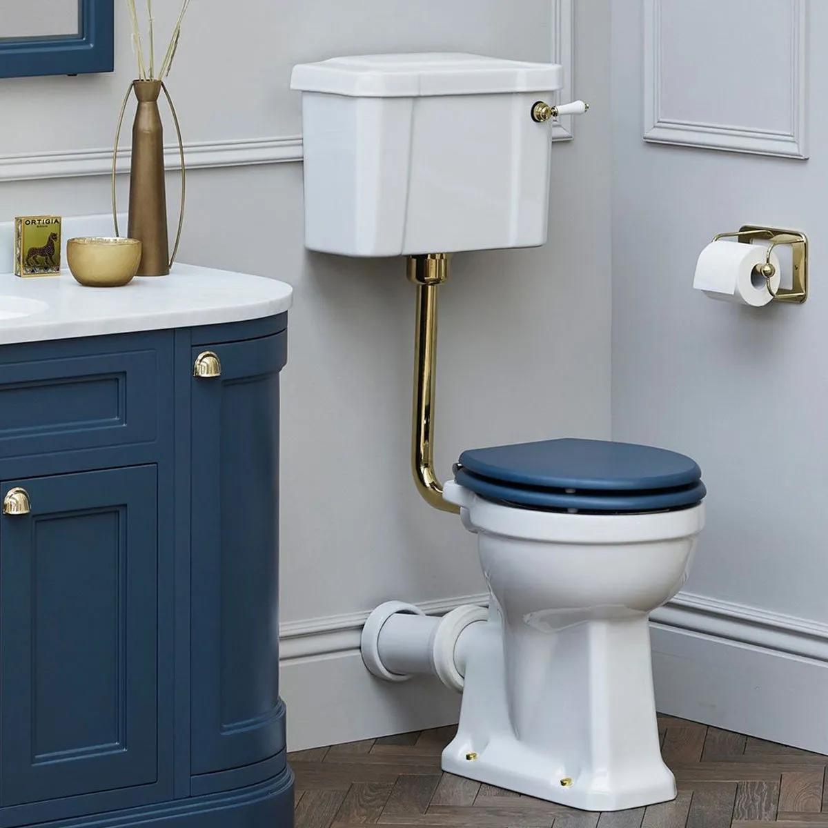 Burlington Low-Level Toilet With Standard WC Pan Traditional