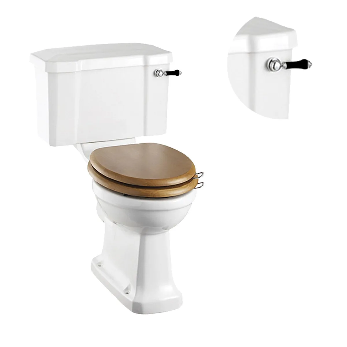 Burlington Regal Comfort Height Close Coupled Toilet Traditional
