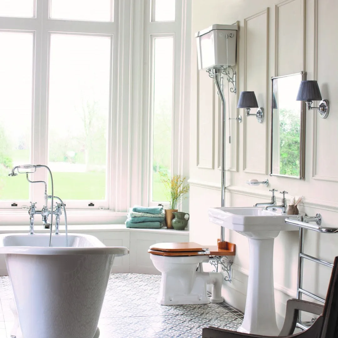 Burlington Regal High-Level Toilet With Comfort Height Pan Traditional