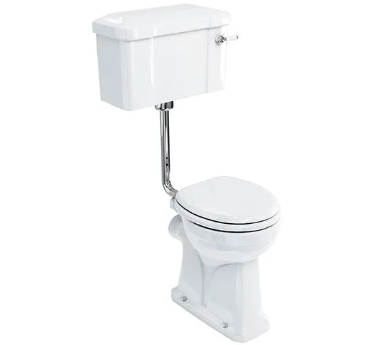 Burlington Regal Low-Level Toilet With Comfort Height WC Pan Traditional