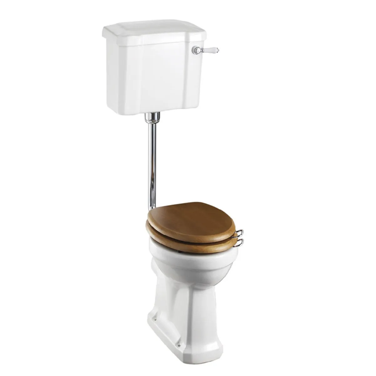 Burlington Regal Low-Level Toilet With Comfort Height WC Pan Traditional