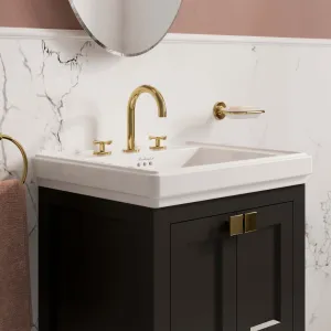 Burlington Riviera 2-Door Floorstanding Vanity Unit with Square Basin