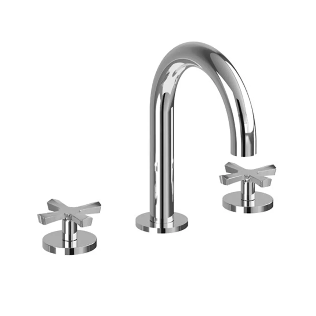 Burlington Riviera 3 Hole Crosshead Basin Mixer