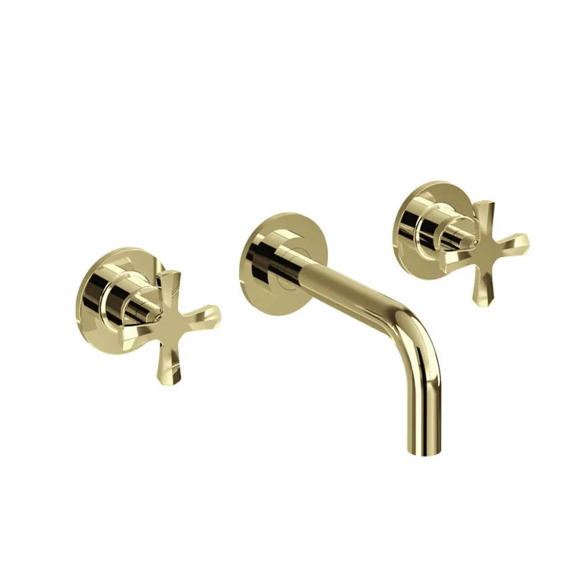 Burlington Riviera 3 Hole Wall Mounted Crosshead Basin Mixer
