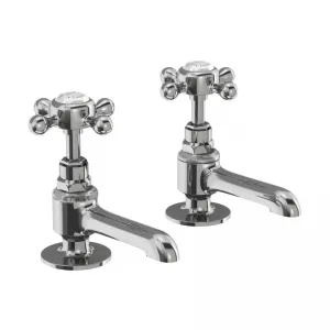 Burlington Stafford Long Nose Basin Pillar Taps