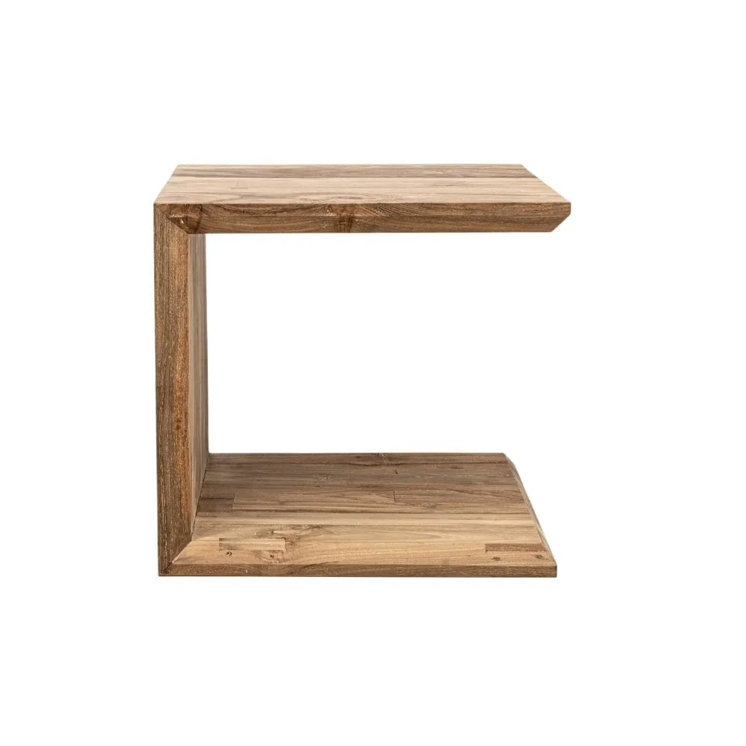 Buru Teak Side Table | 50x46x57cm Zoco Home