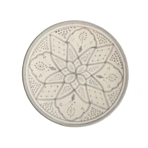 Ceramic Plate | Grey 25cm Zoco Home