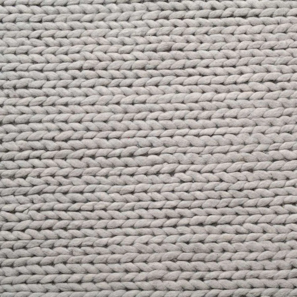 Charlotte Braided Wool Blend Rug - Large - Grey Mocka