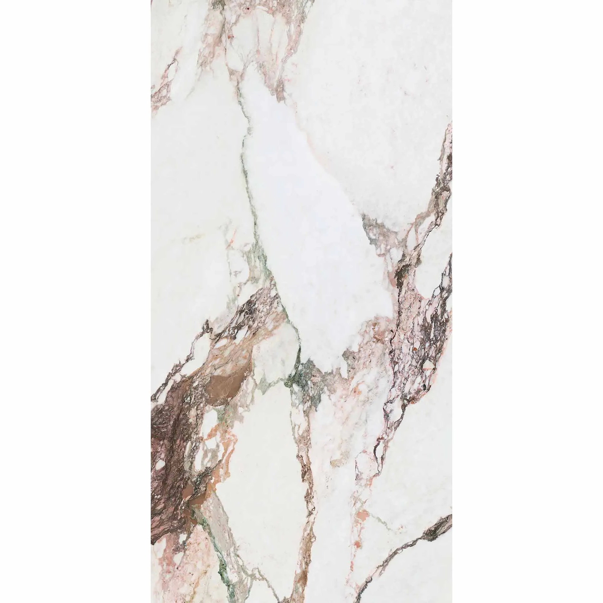 Charm Experience Calacatta Pink Marble Effect Porcelain Tile 60x120cm Polished