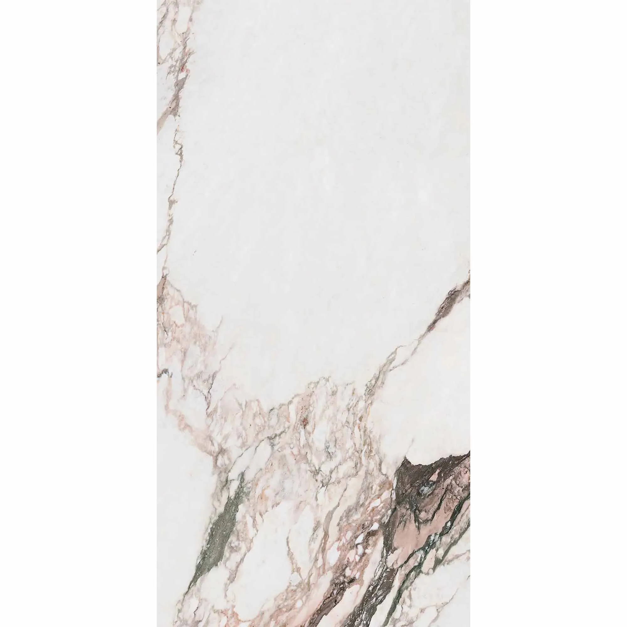 Charm Experience Calacatta Pink Marble Effect Porcelain Tile 60x120cm Polished