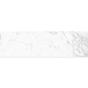 Chester Carrara Marble Effect Porcelain Tile 10x30cm Matt