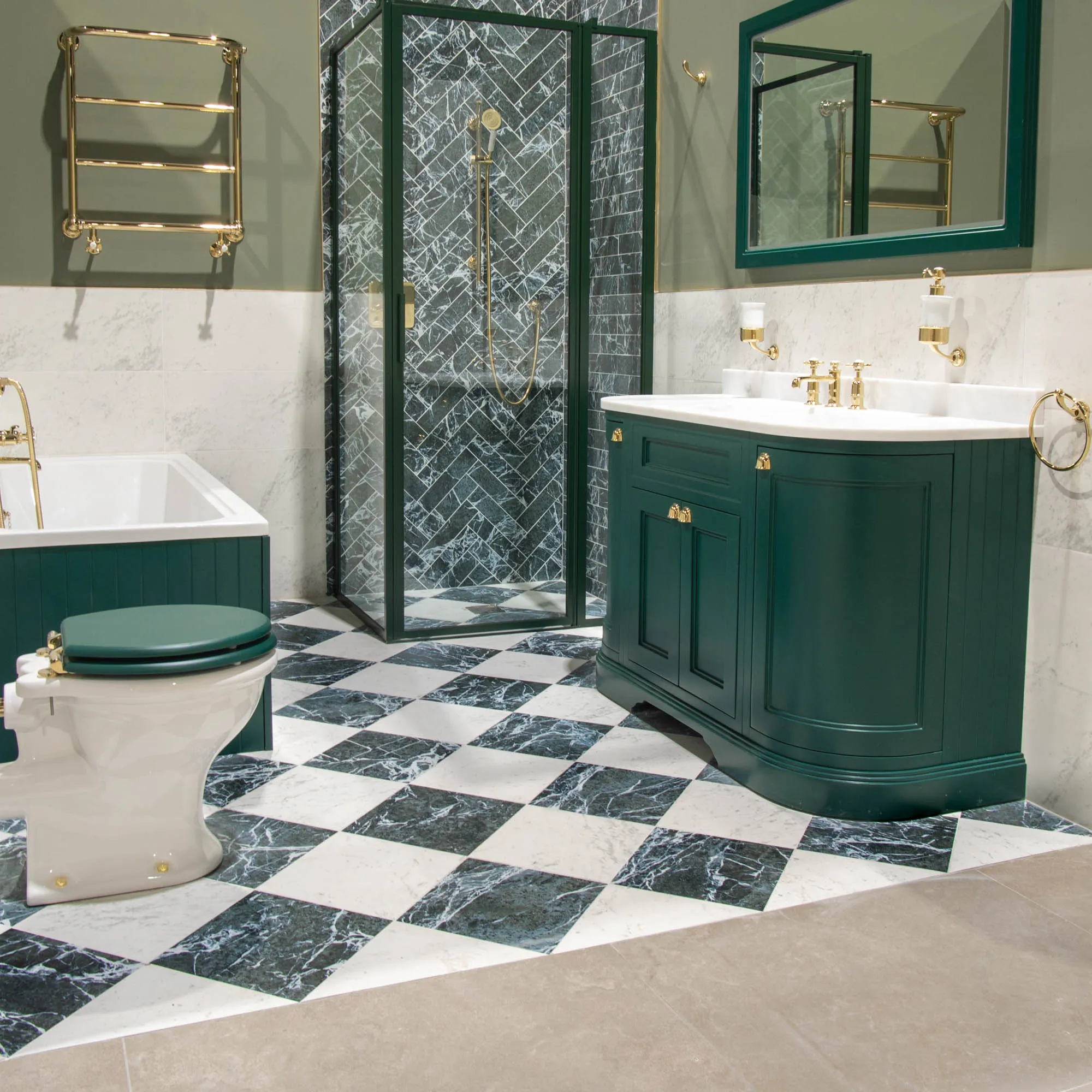 Chester Carrara Marble Effect Porcelain Tile 30x30cm Matt