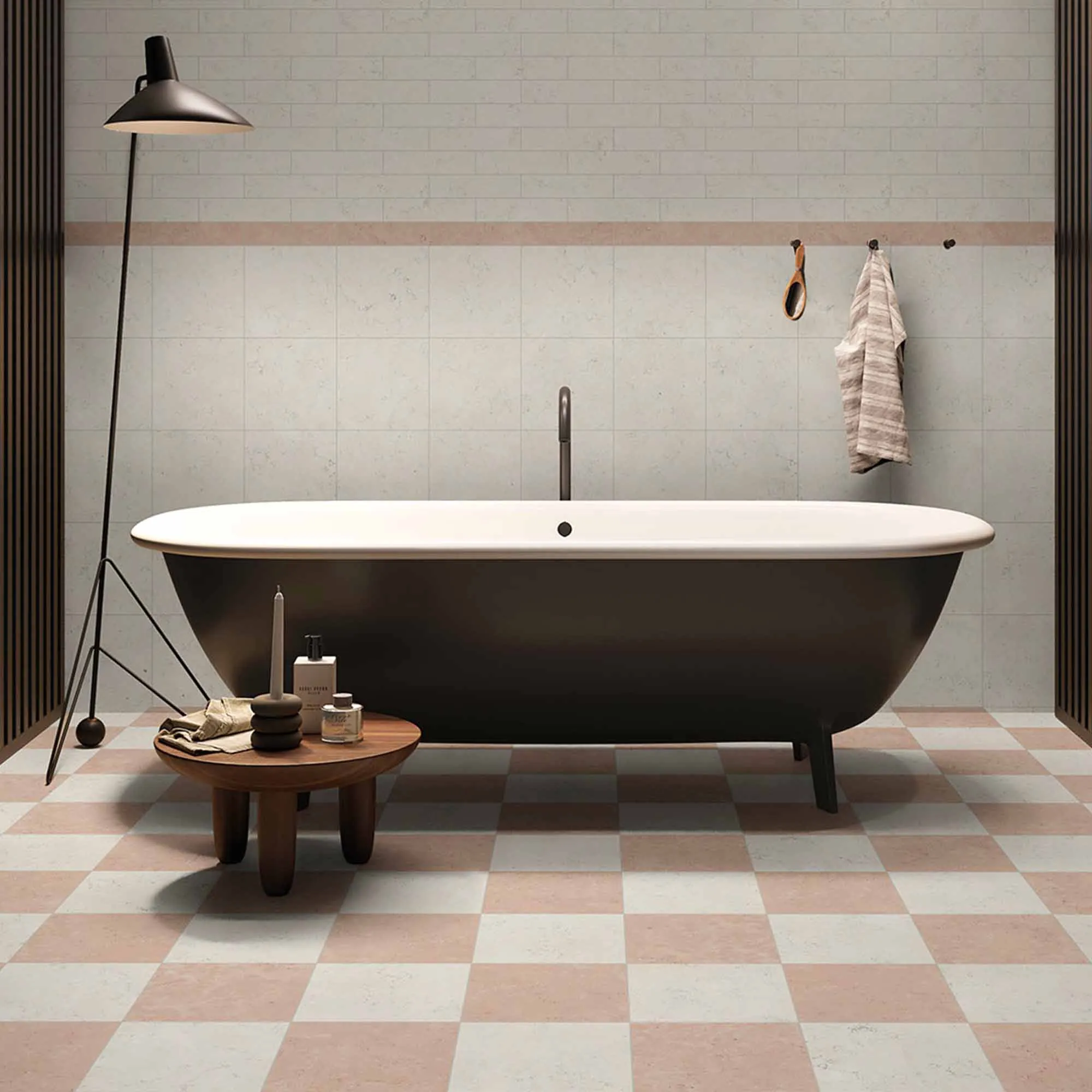 Chester Rosa Perlino Marble Effect Porcelain Tile 30x30cm Matt
