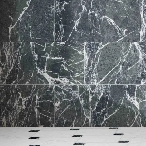 Chester Verde Alpi Marble Effect Porcelain Tile 30x60cm Matt