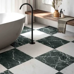 Chester Verde Alpi Marble Effect Porcelain Tile 60x60cm Matt