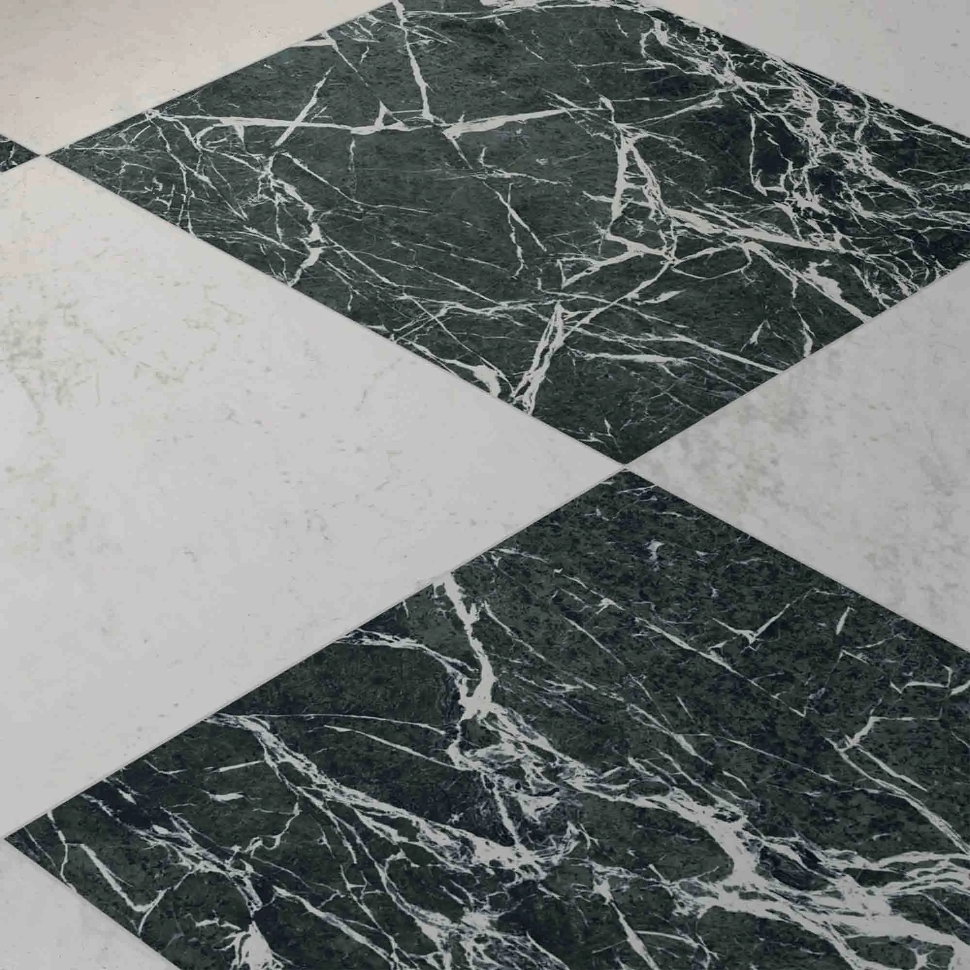 Chester Verde Alpi Marble Effect Porcelain Tile 60x60cm Matt