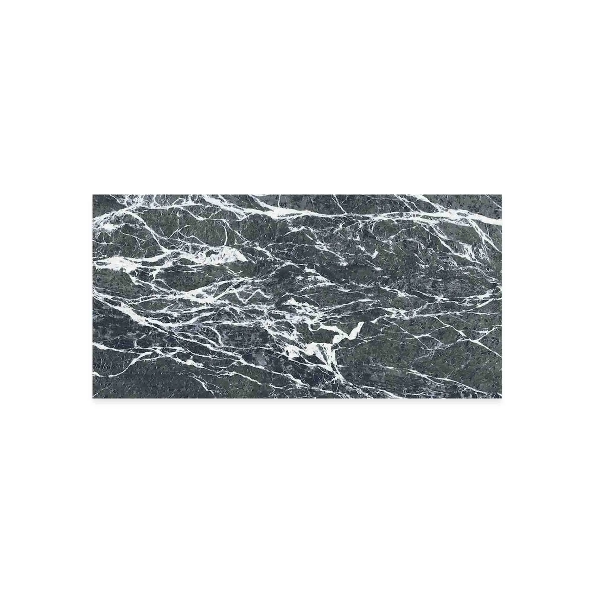 Chester Verde Alpi Marble Effect Porcelain Tile 7.5x15cm Matt