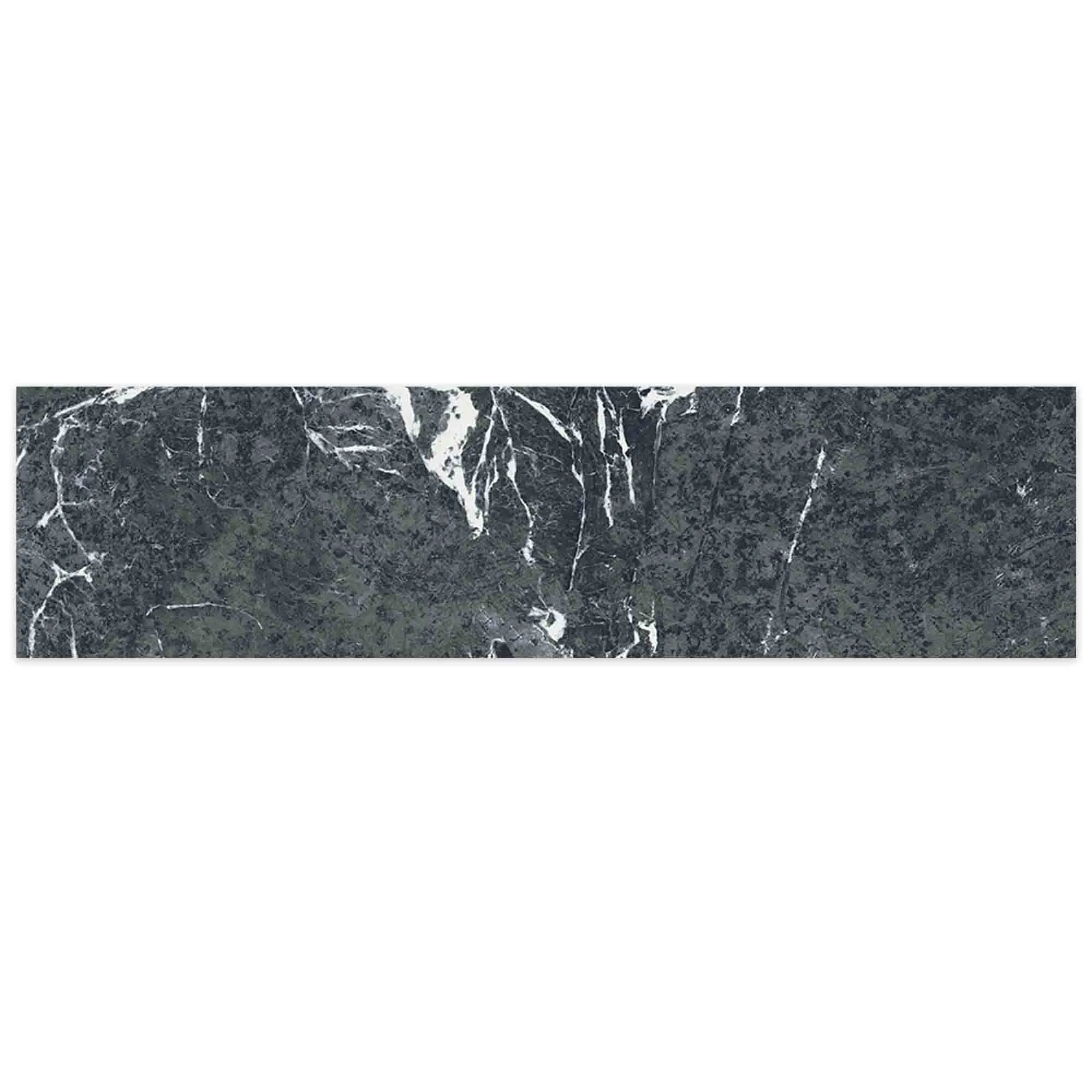 Chester Verde Alpi Marble Effect Porcelain Tile 7.5x30cm Matt