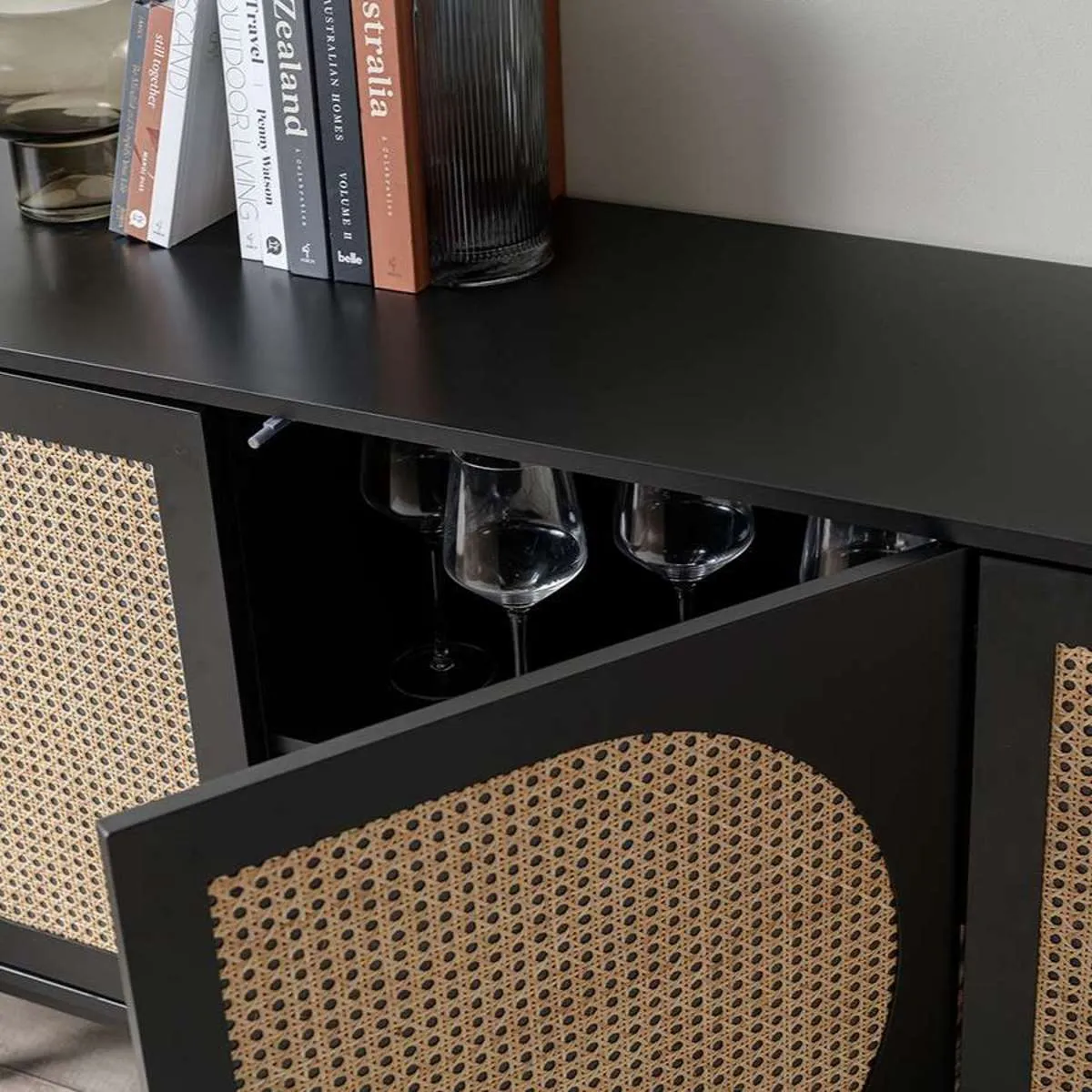 Claremont Buffet - Black Mocka