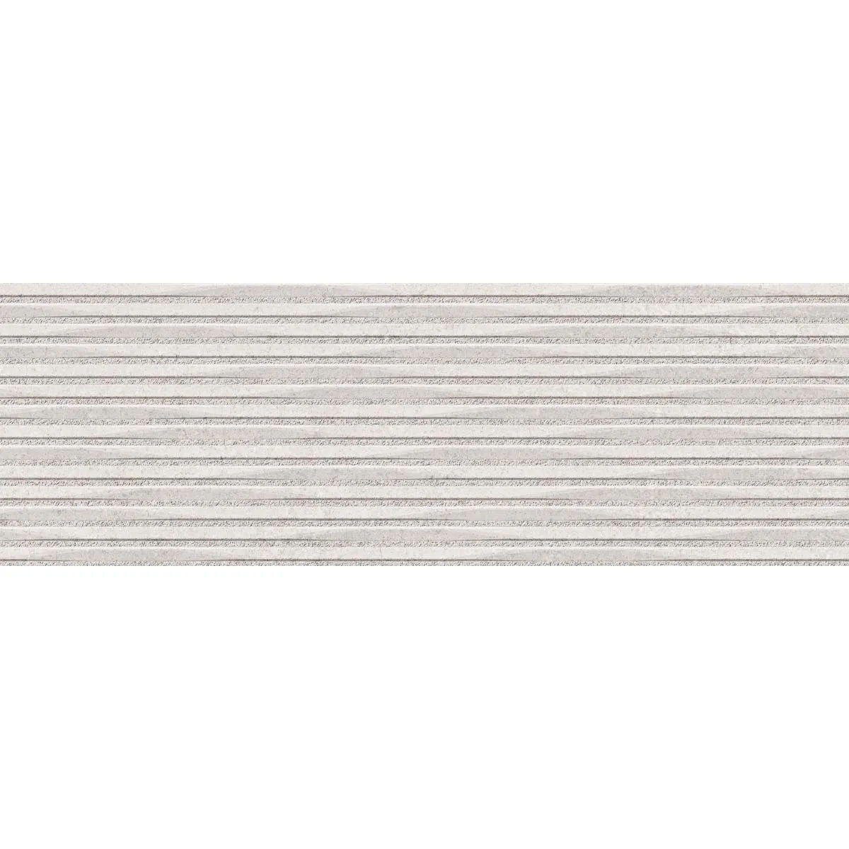 Cluny Silver Decor Wall Tile 33x100cm Matt