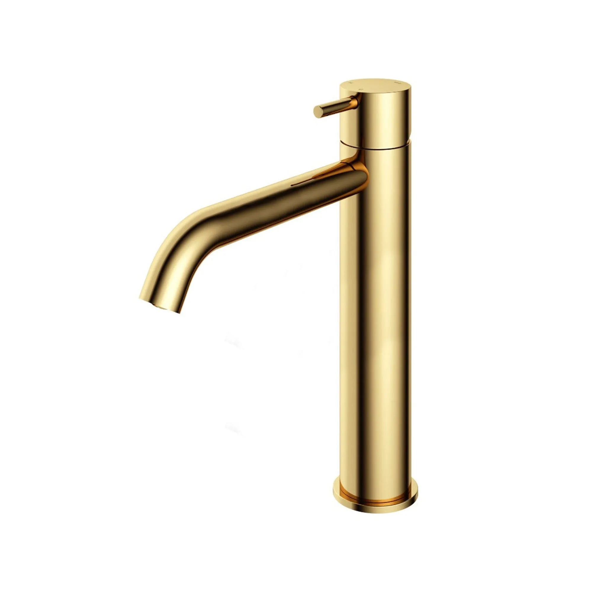Cobber 286 Tall Basin Mixer Tap Curved Spout Monobloc