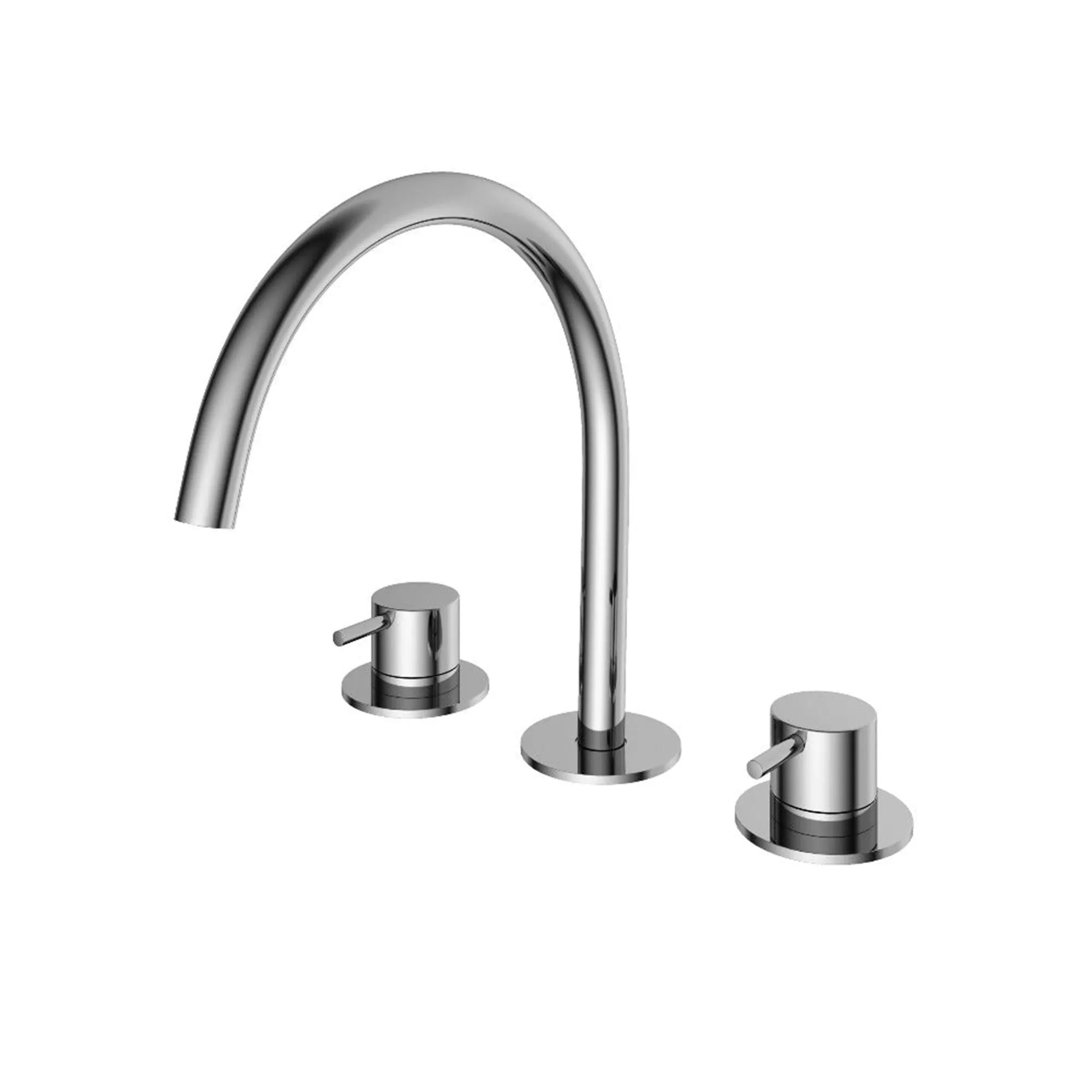 Cobber 3 Hole Deck Mounted Basin Mixer Tap