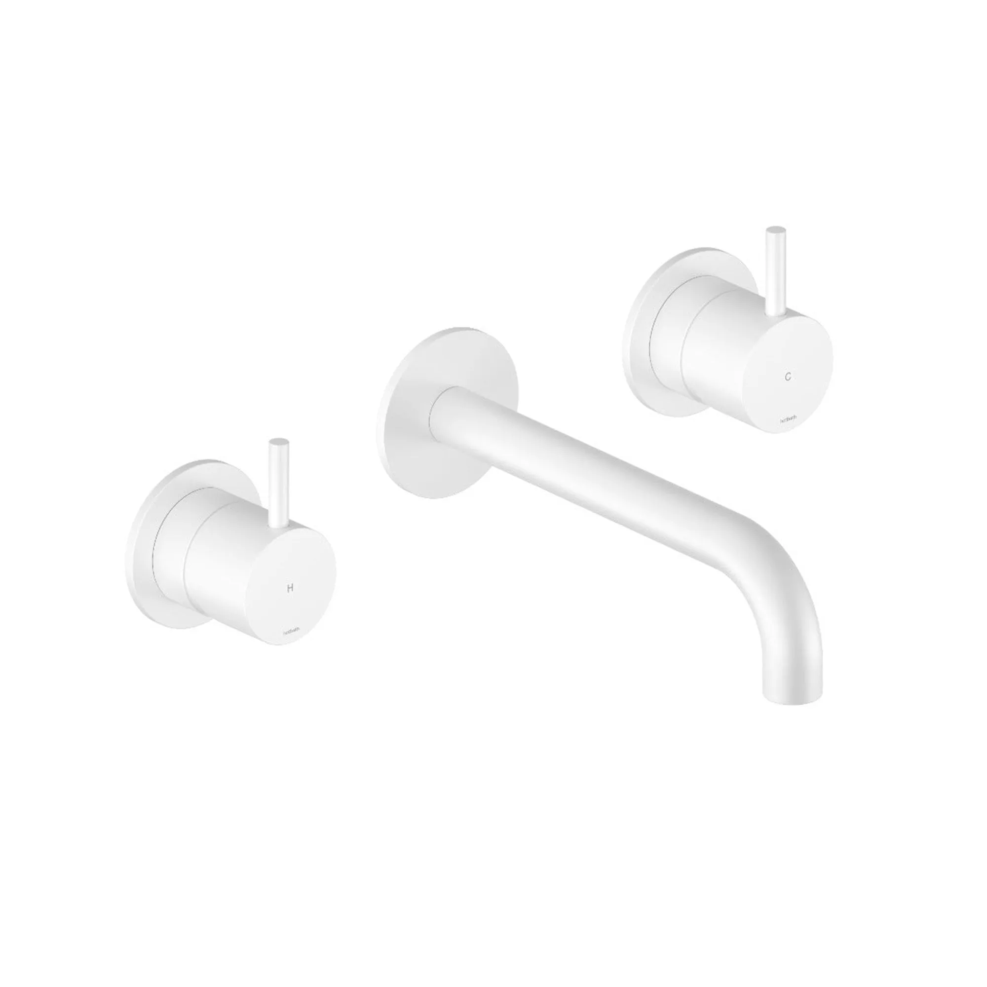 Cobber 3 Hole Wall Mounted Basin Mixer Tap