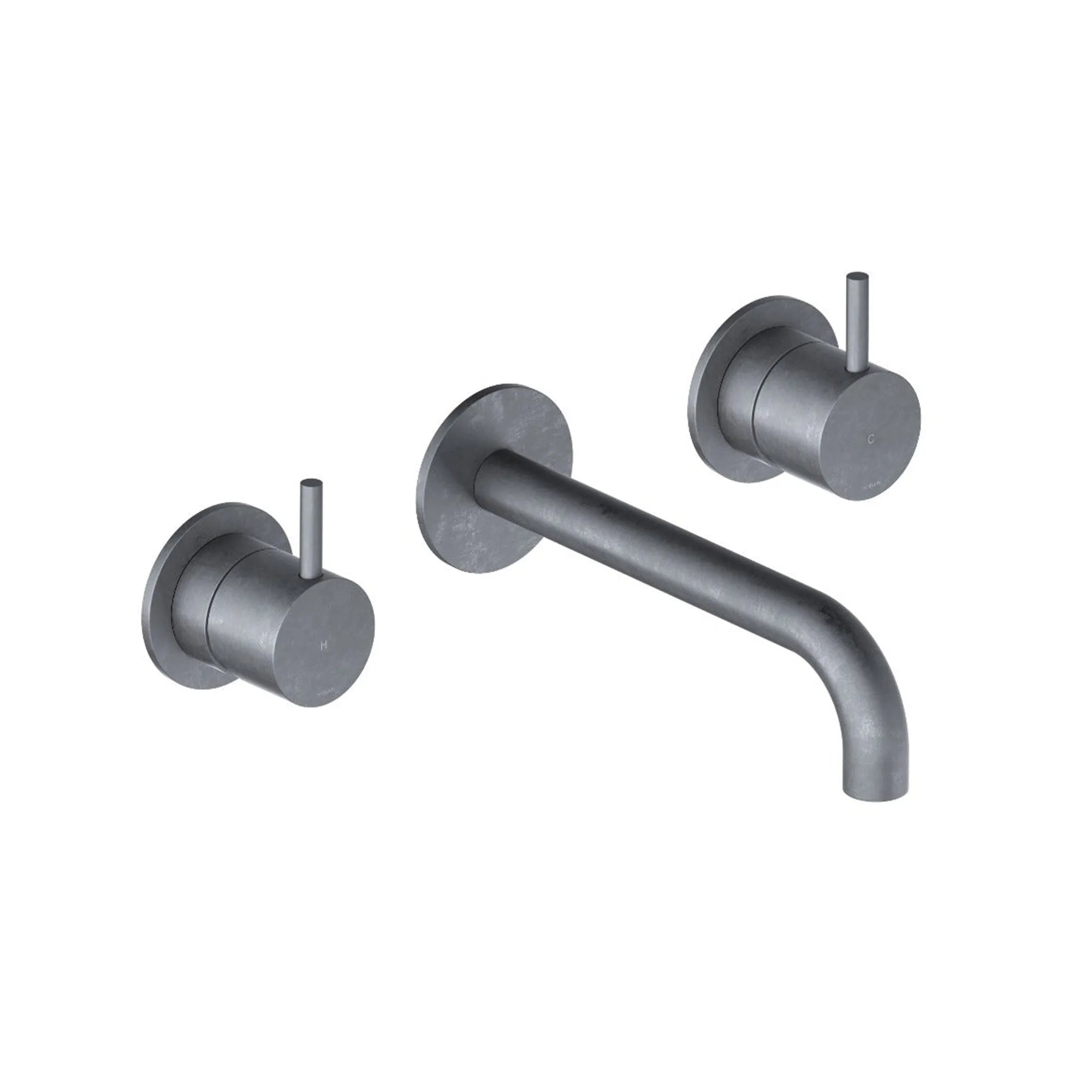 Cobber 3 Hole Wall Mounted Basin Mixer Tap